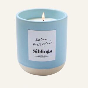 Siblings Soli Neroli Forever Candle refillable and clean